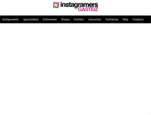 Tablet Screenshot of instagramersgasteiz.com